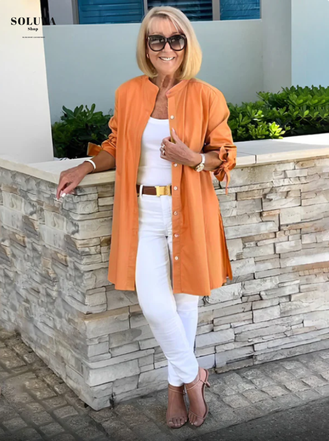BelleVie - Modieuze Lange Blouse