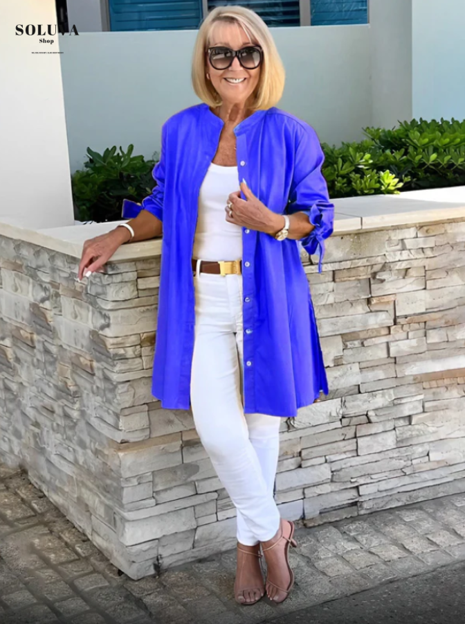 BelleVie - Modieuze Lange Blouse