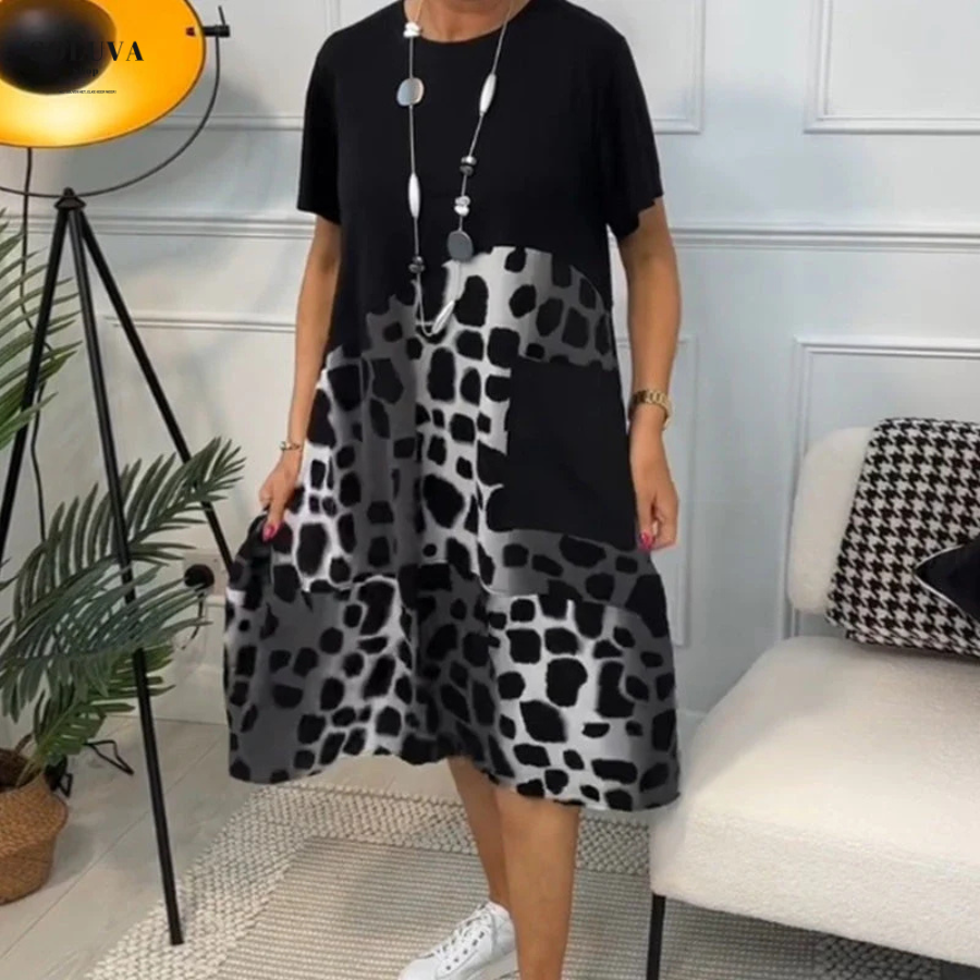 Livia - Trendy Print Jurk