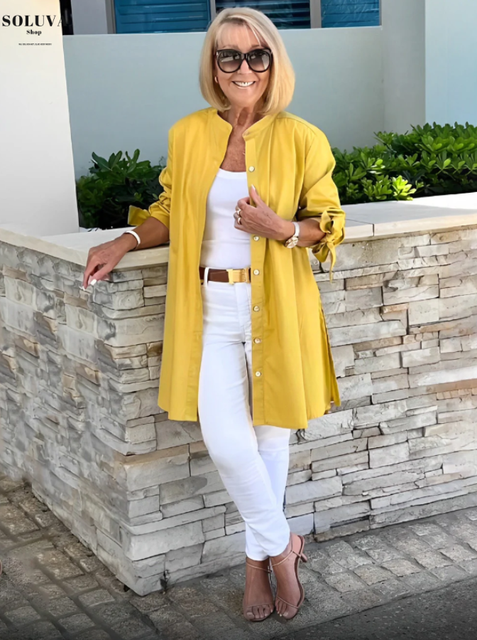BelleVie - Modieuze Lange Blouse