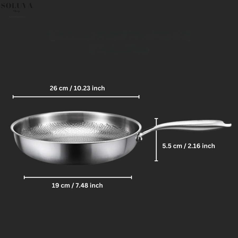 Titanium Kookpan - Hygiënisch & Gezond Koken