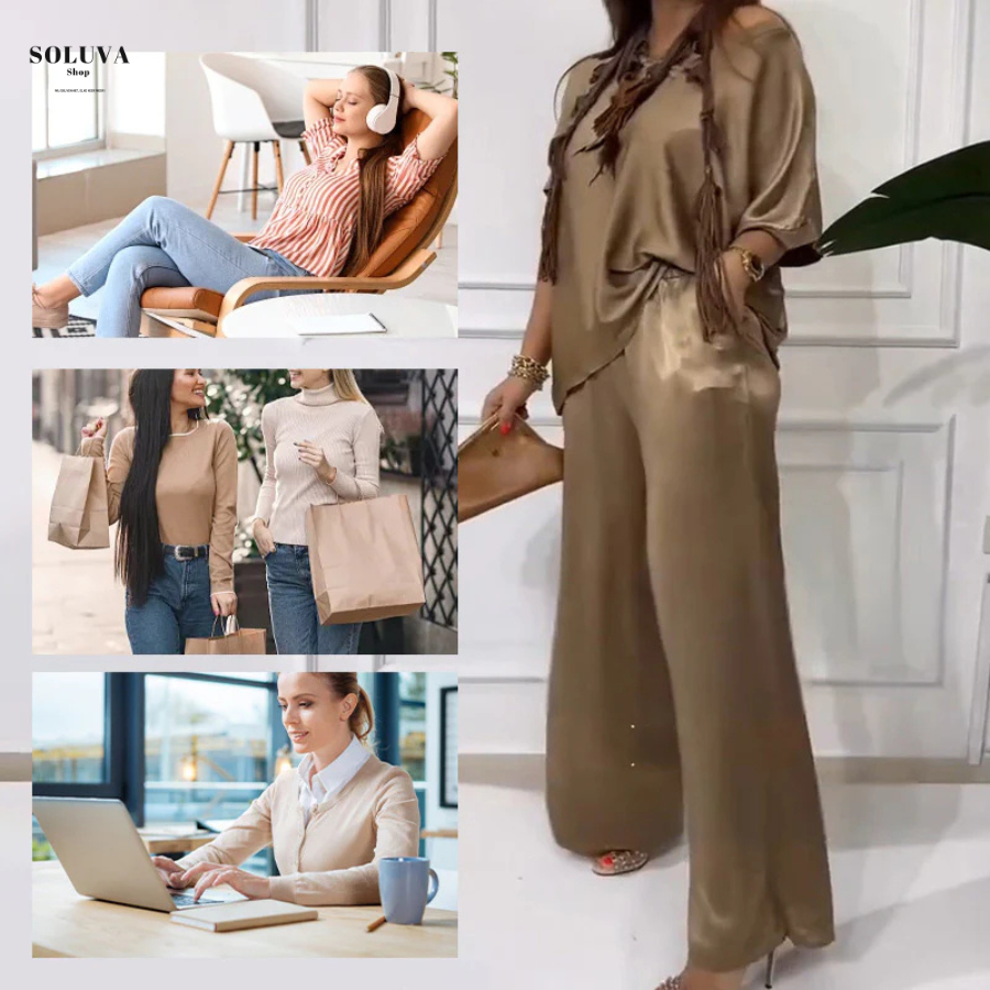 Olivia - Luxe Satijnen Set