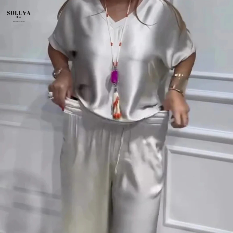 Olivia - Luxe Satijnen Set