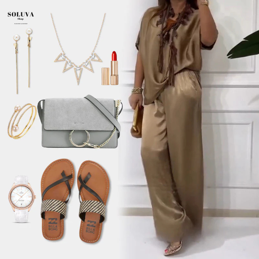 Olivia - Luxe Satijnen Set