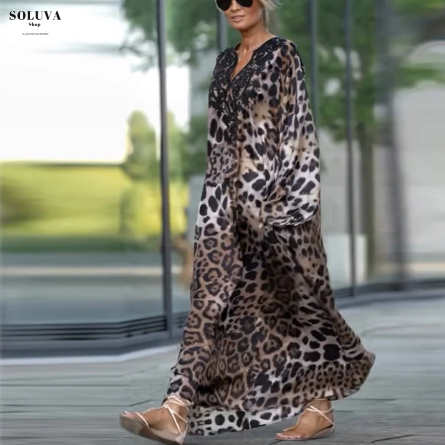 Savannah - Stijlvolle Dierenprint Jurk