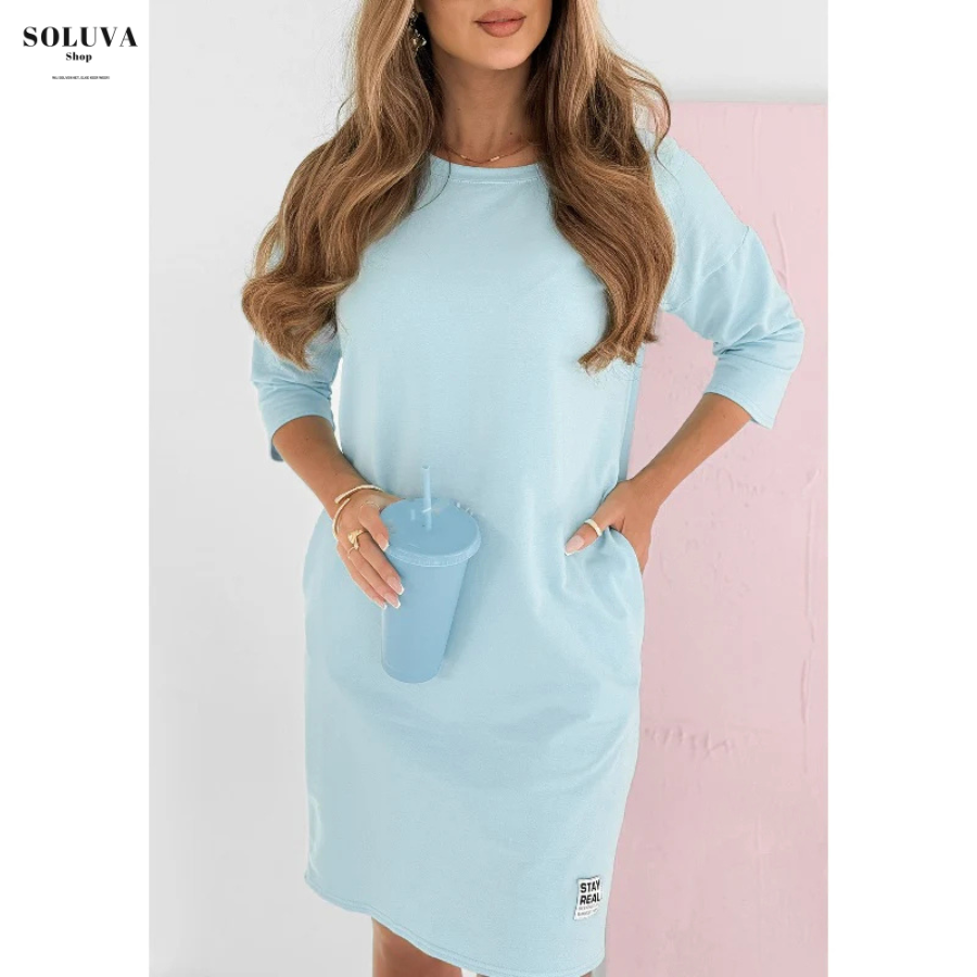Iris - Stijlvolle Pocket Jurk