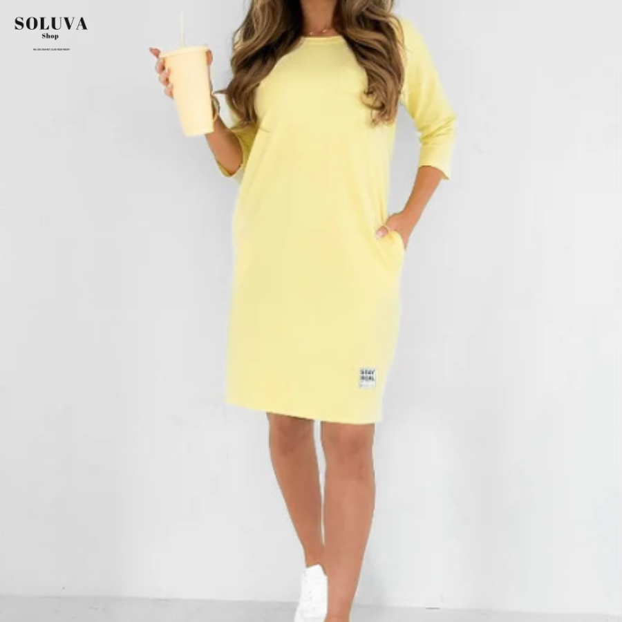 Iris - Stijlvolle Pocket Jurk