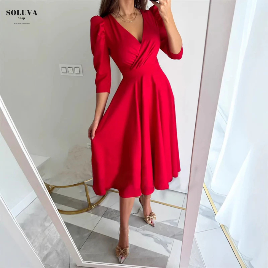 Rosalie – Charmante Plissé Jurk