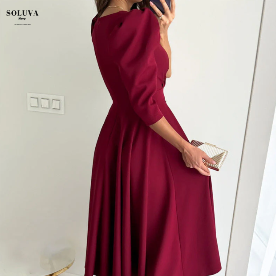 Rosalie – Charmante Plissé Jurk